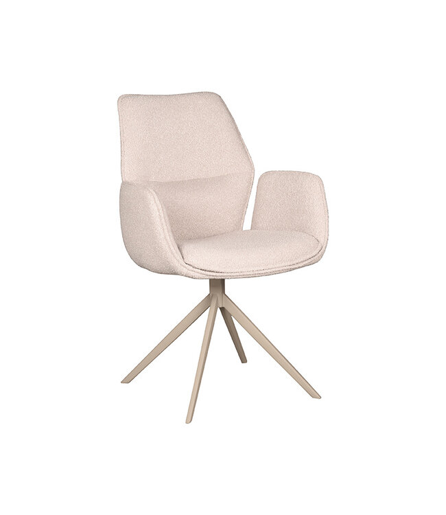 LABEL51 LABEL51 Eetkamerstoel Mellow - Naturel - Boucle