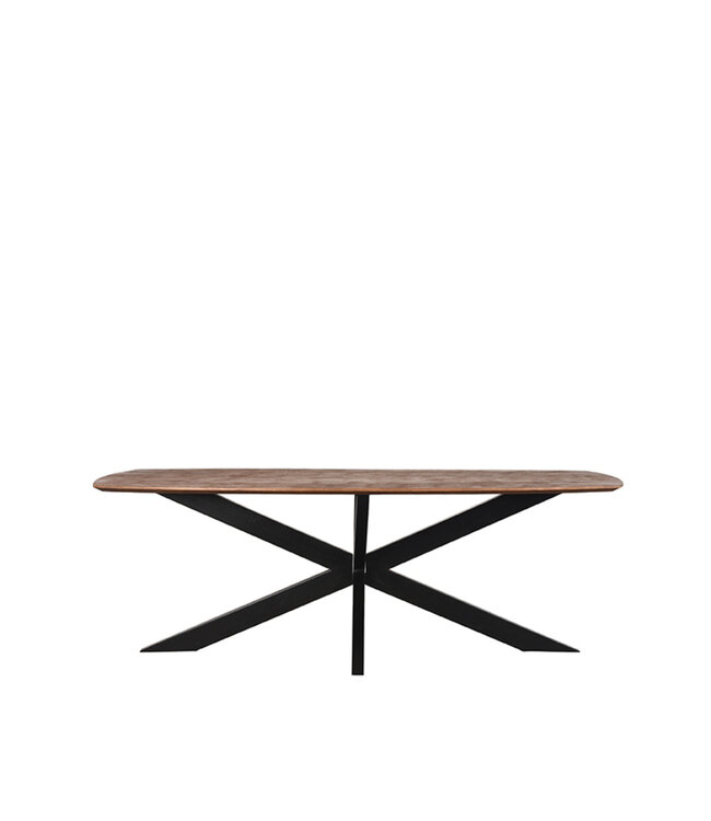 LABEL51 LABEL51 Eetkamertafel Zane - Espresso - Mangohout