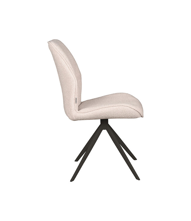 LABEL51 LABEL51 Eetkamerstoel Comfy - Naturel - Boucle