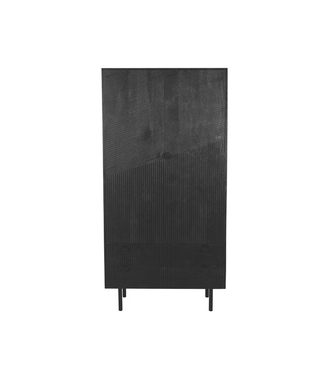 LABEL51 LABEL51 Bergkast Cotia - Zwart - Mangohout