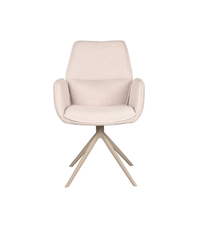 LABEL51 LABEL51 Eetkamerstoel Mellow - Naturel - Boucle