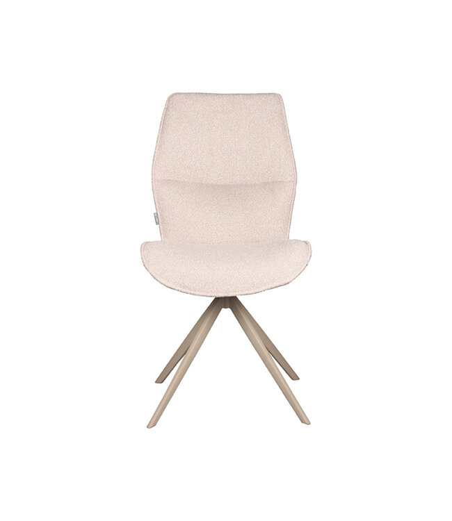 LABEL51 LABEL51 Eetkamerstoel Comfy - Naturel - Boucle