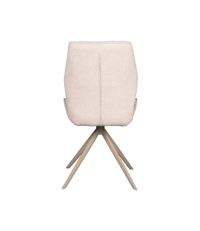 LABEL51 LABEL51 Eetkamerstoel Comfy - Naturel - Boucle