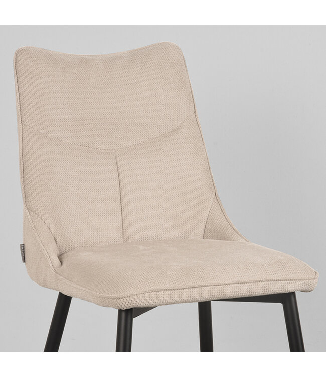 LABEL51 LABEL51 Eetkamerstoel Riv - Naturel - Synthetisch
