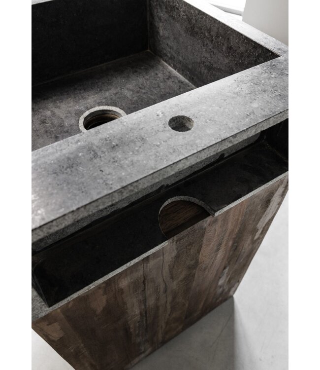 Be-Uniq Smal Spoelbakelement | Met Kraangat | K015