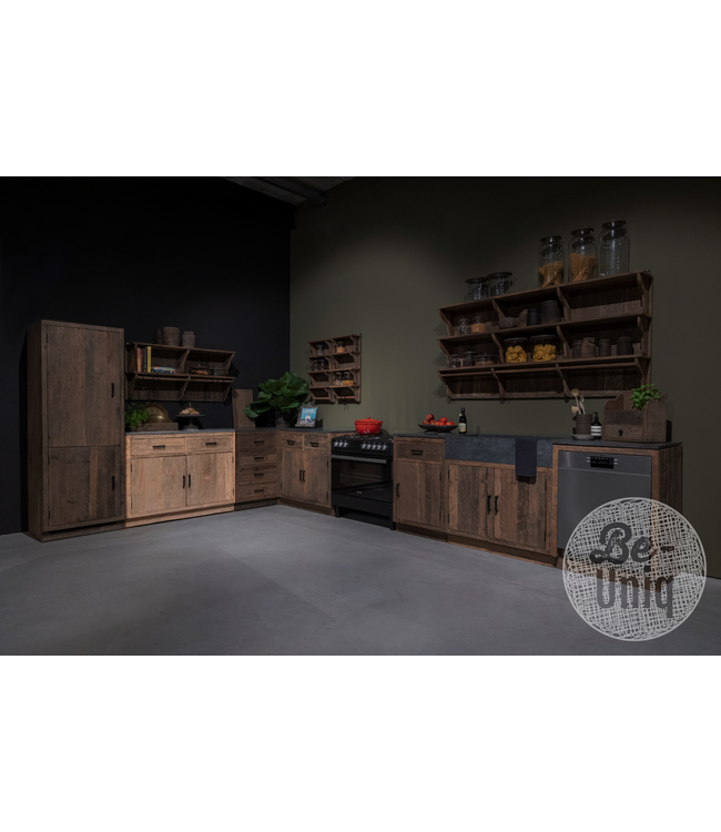 Be-Uniq Landelijk Oud Houten Keuken | Mix & Match