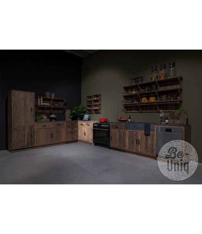 Be-Uniq Landelijk Oud Houten Keuken | Mix & Match