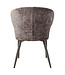 PTMD Ares Grey dining chair aphrodite 7 mocco clay leg