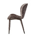 PTMD Thor mocca diningchair aphrodite fabric leg