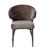 PTMD Ares Grey dining chair aphrodite 7 mocco clay leg