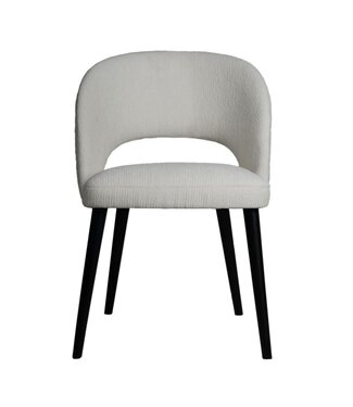 PTMD Abierto White 9900 nanci fabric dining chair