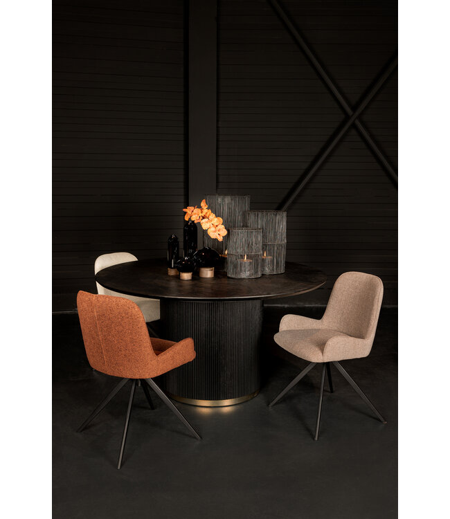 PTMD Leander Rust dining chair