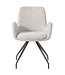 PTMD Athena Cream dining chair legacy 15 dove clay legs