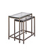 PTMD Lucinde Brass iron sidetable smoky glass rect SV2