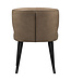 PTMD Fiori Taupe terra leather dining chair