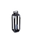 PTMD Hythm Black casted alu lantern with glass S