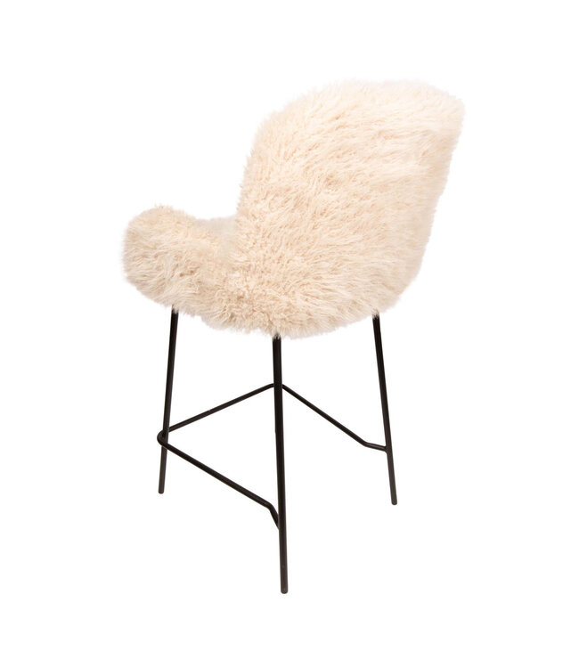 PTMD Leander Bar Chair Hair Beige