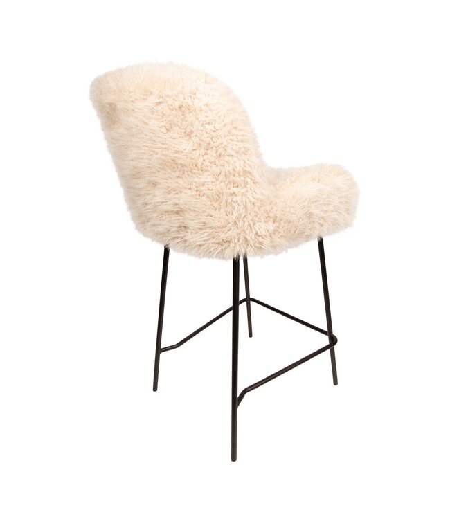 PTMD Leander Bar Chair Hair Beige