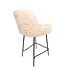 PTMD Leander Bar Chair Hair Beige