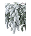 PTMD Rosamond White PVC and PE mix hanging wreath wide