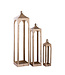 PTMD Alden Brass alu lanterns open set of 3