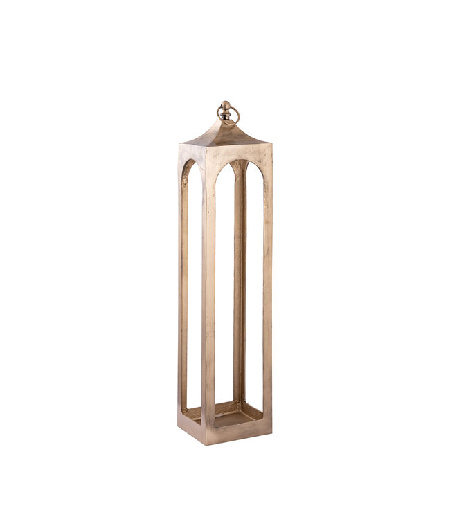 PTMD Alden Brass alu lanterns open set of 3