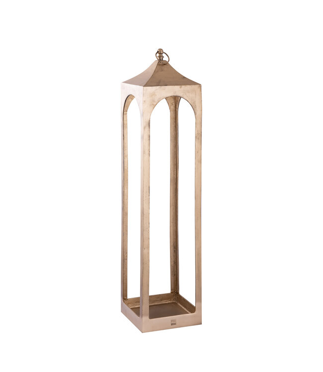PTMD Alden Brass alu lanterns open set of 3