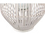 PTMD Lysia Sand round bamboo lantern with glass L