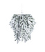 PTMD Rosamond White PVC and PE mix hanging wreath long