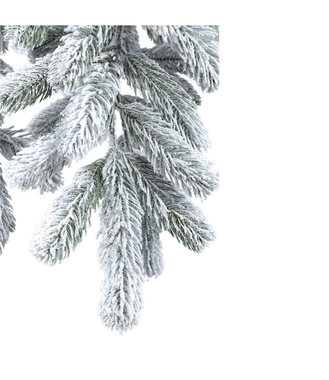 PTMD Rosamond White PVC and PE mix hanging wreath long