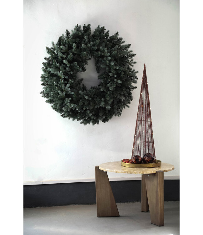 PTMD Ceriah Green PVC and PE mix wreath round M