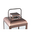 PTMD Vitoria Copper rectangle iron lantern with glass L