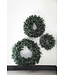 PTMD Ceriah Green PVC and PE mix wreath round S