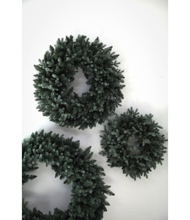 PTMD Ceriah Green PVC and PE mix wreath round S