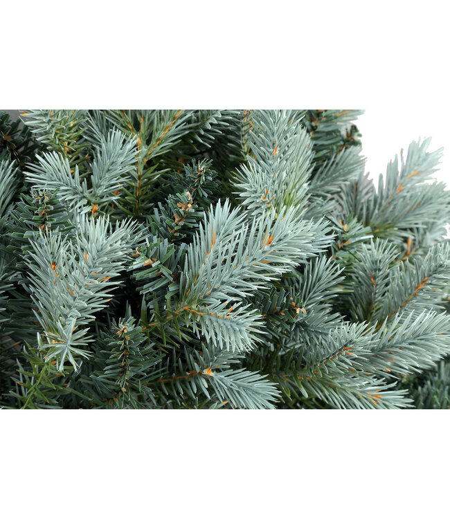 PTMD Ceriah Green PVC and PE mix wreath round S