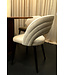 PTMD Abierto Taupe 9804 nanci fabric dining chair