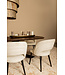 PTMD Abierto Taupe 9804 nanci fabric dining chair