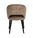 PTMD Abierto Taupe 9804 nanci fabric dining chair