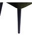PTMD Fiori Green 1205 dining chair black wood legs