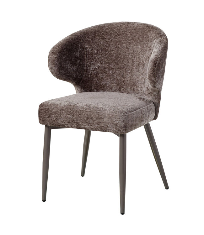 PTMD Ares Grey dining chair aphrodite 7 mocco clay leg