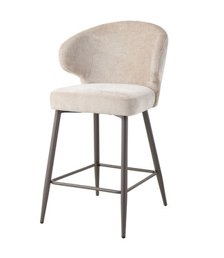 PTMD Ares Cream bar chair aphrodite 3 beige clay leg