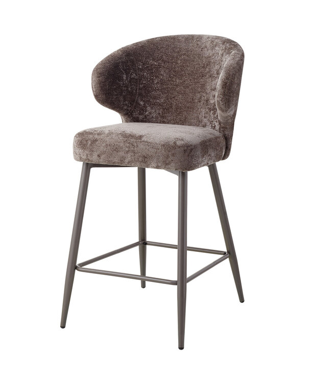PTMD Ares Grey bar chair aphrodite 7 mocco clay leg