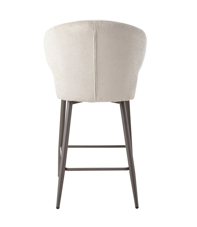 PTMD Ares Cream bar chair aphrodite 3 beige clay leg