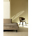 PTMD Fiori Yellow 6057 dining chair black wood legs