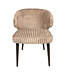 PTMD Fiori Beige 09 dining chair dark brown wood legs