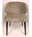 PTMD Fiori Beige 09 dining chair dark brown wood legs