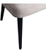 PTMD Fiori White 9852 dining chair black wood legs