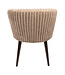 PTMD Fiori Beige 09 dining chair dark brown wood legs