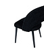 PTMD Abierto Black 102200 nanci fabric dining chair