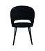 PTMD Abierto Black 102200 nanci fabric dining chair